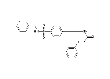 N-{4-[(benzylamino)sulfonyl]phenyl}-2-phenoxyacetamide