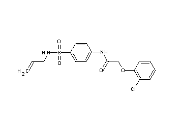 N-{4-[(allylamino)sulfonyl]phenyl}-2-(2-chlorophenoxy)acetamide