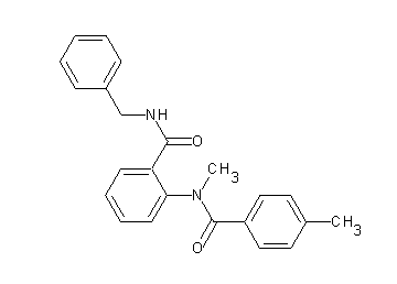 N-benzyl-2-[methyl(4-methylbenzoyl)amino]benzamide