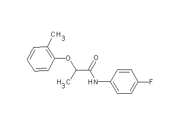N-(4-fluorophenyl)-2-(2-methylphenoxy)propanamide