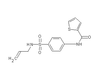N-{4-[(allylamino)sulfonyl]phenyl}-2-thiophenecarboxamide