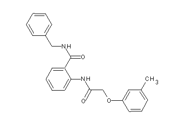 N-benzyl-2-{[(3-methylphenoxy)acetyl]amino}benzamide