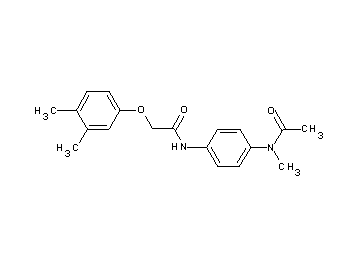 N-{4-[acetyl(methyl)amino]phenyl}-2-(3,4-dimethylphenoxy)acetamide