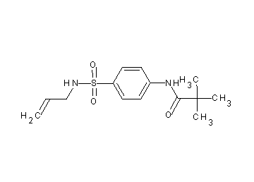 N-{4-[(allylamino)sulfonyl]phenyl}-2,2-dimethylpropanamide