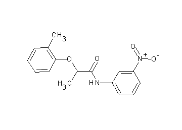 2-(2-methylphenoxy)-N-(3-nitrophenyl)propanamide