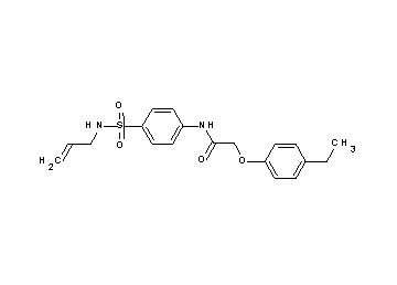 N-{4-[(allylamino)sulfonyl]phenyl}-2-(4-ethylphenoxy)acetamide