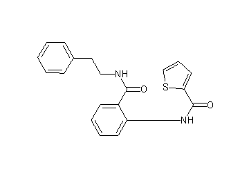 N-(2-{[(2-phenylethyl)amino]carbonyl}phenyl)-2-thiophenecarboxamide