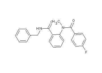 N-benzyl-2-[(4-fluorobenzoyl)(methyl)amino]benzamide