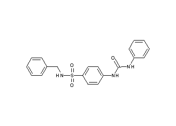 4-[(anilinocarbonyl)amino]-N-benzylbenzenesulfonamide