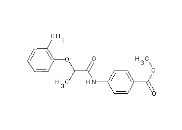 methyl 4-{[2-(2-methylphenoxy)propanoyl]amino}benzoate