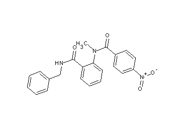 N-benzyl-2-[methyl(4-nitrobenzoyl)amino]benzamide