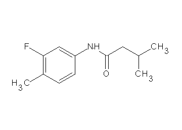 N-(3-fluoro-4-methylphenyl)-3-methylbutanamide