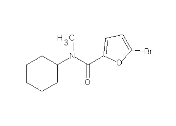 5-bromo-N-cyclohexyl-N-methyl-2-furamide