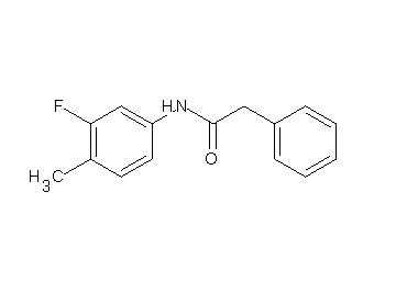 N-(3-fluoro-4-methylphenyl)-2-phenylacetamide