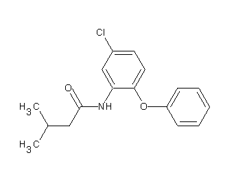 N-(5-chloro-2-phenoxyphenyl)-3-methylbutanamide