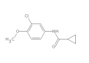 N-(3-chloro-4-methoxyphenyl)cyclopropanecarboxamide