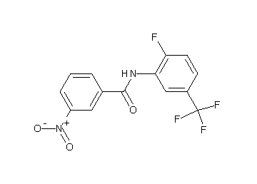N-[2-fluoro-5-(trifluoromethyl)phenyl]-3-nitrobenzamide