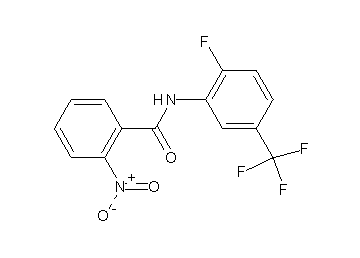 N-[2-fluoro-5-(trifluoromethyl)phenyl]-2-nitrobenzamide