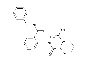 2-[({2-[(benzylamino)carbonyl]phenyl}amino)carbonyl]cyclohexanecarboxylic acid