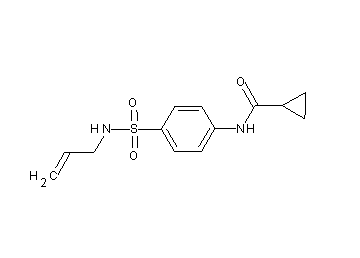 N-{4-[(allylamino)sulfonyl]phenyl}cyclopropanecarboxamide