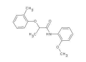 N-(2-methoxyphenyl)-2-(2-methylphenoxy)propanamide