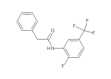 N-[2-fluoro-5-(trifluoromethyl)phenyl]-2-phenylacetamide