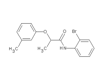 N-(2-bromophenyl)-2-(3-methylphenoxy)propanamide