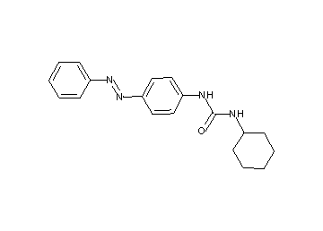 N-cyclohexyl-N'-[4-(phenyldiazenyl)phenyl]urea