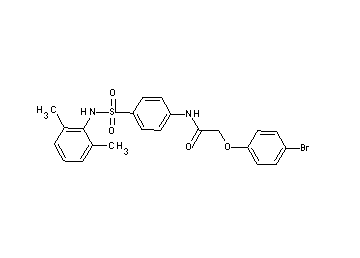 2-(4-bromophenoxy)-N-(4-{[(2,6-dimethylphenyl)amino]sulfonyl}phenyl)acetamide