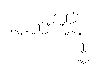 2-{[4-(allyloxy)benzoyl]amino}-N-(2-phenylethyl)benzamide