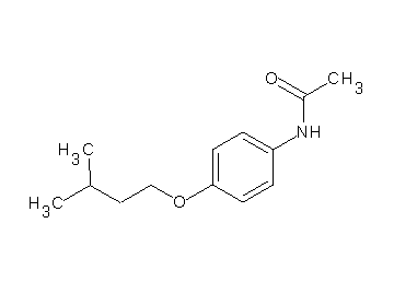 N-[4-(3-methylbutoxy)phenyl]acetamide