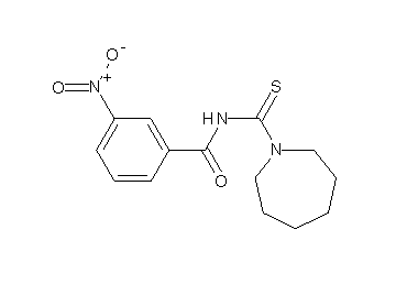 N-(1-azepanylcarbonothioyl)-3-nitrobenzamide