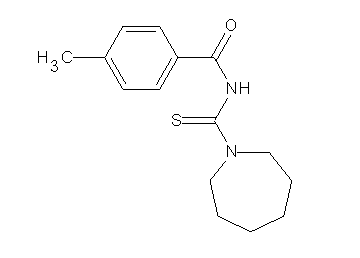 N-(1-azepanylcarbonothioyl)-4-methylbenzamide