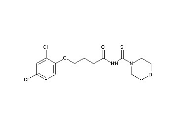 4-(2,4-dichlorophenoxy)-N-(4-morpholinylcarbonothioyl)butanamide - Click Image to Close