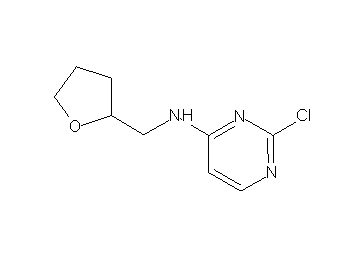 2-chloro-N-(tetrahydro-2-furanylmethyl)-4-pyrimidinamine
