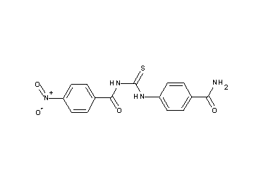 N-({[4-(aminocarbonyl)phenyl]amino}carbonothioyl)-4-nitrobenzamide