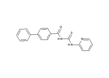 N-[(2-pyridinylamino)carbonothioyl]-4-biphenylcarboxamide
