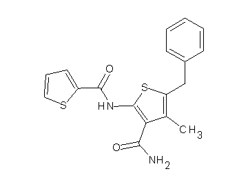 N-[3-(aminocarbonyl)-5-benzyl-4-methyl-2-thienyl]-2-thiophenecarboxamide