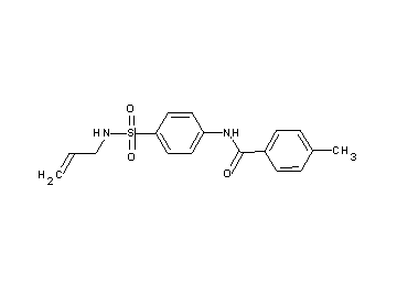 N-{4-[(allylamino)sulfonyl]phenyl}-4-methylbenzamide