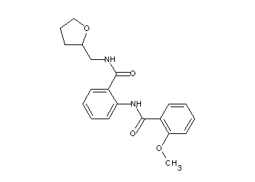 2-methoxy-N-(2-{[(tetrahydro-2-furanylmethyl)amino]carbonyl}phenyl)benzamide