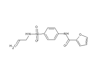 N-{4-[(allylamino)sulfonyl]phenyl}-2-furamide - Click Image to Close