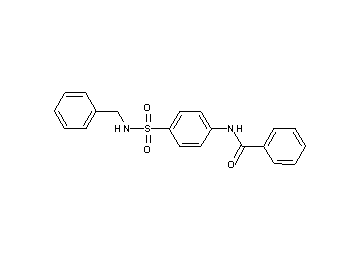 N-{4-[(benzylamino)sulfonyl]phenyl}benzamide