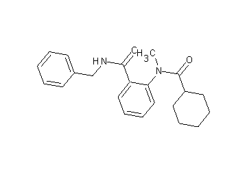 N-benzyl-2-[(cyclohexylcarbonyl)(methyl)amino]benzamide - Click Image to Close