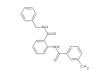 N-benzyl-2-[(3-methylbenzoyl)amino]benzamide