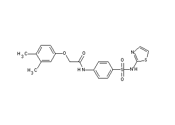 2-(3,4-dimethylphenoxy)-N-{4-[(1,3-thiazol-2-ylamino)sulfonyl]phenyl}acetamide