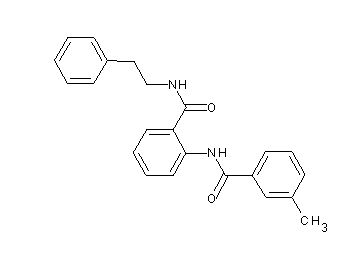 2-[(3-methylbenzoyl)amino]-N-(2-phenylethyl)benzamide