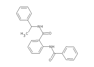 2-(benzoylamino)-N-(1-phenylethyl)benzamide