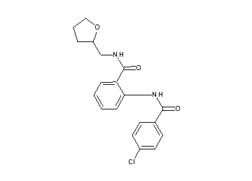 2-[(4-chlorobenzoyl)amino]-N-(tetrahydro-2-furanylmethyl)benzamide