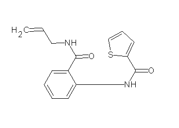 N-{2-[(allylamino)carbonyl]phenyl}-2-thiophenecarboxamide