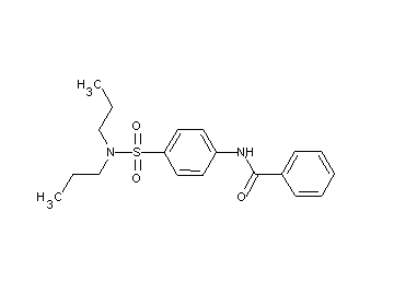 N-{4-[(dipropylamino)sulfonyl]phenyl}benzamide